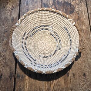 Woven Wicker Fruit Bowl